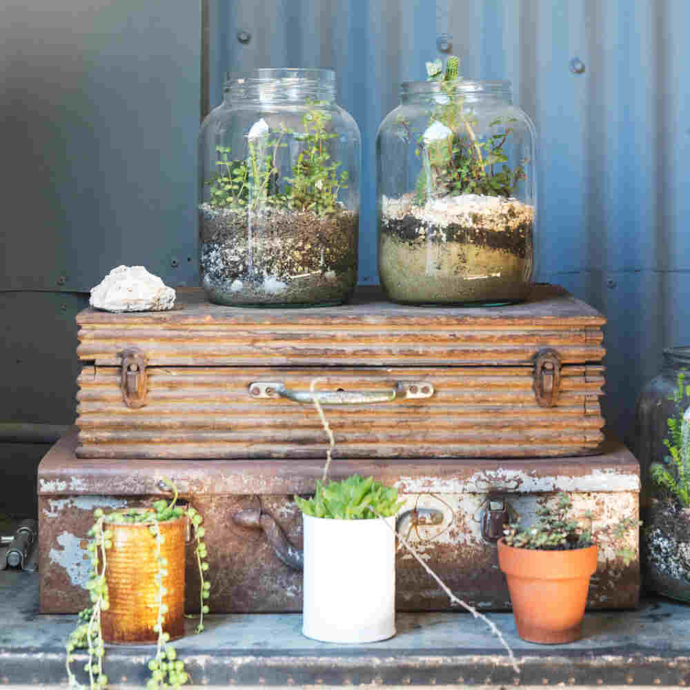 Upcycled Garden Decorations