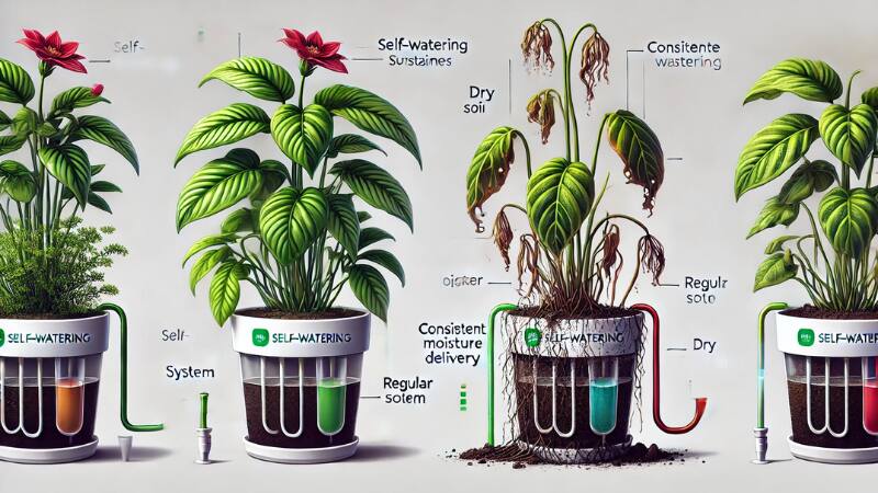 Benefits of Self-Watering Systems