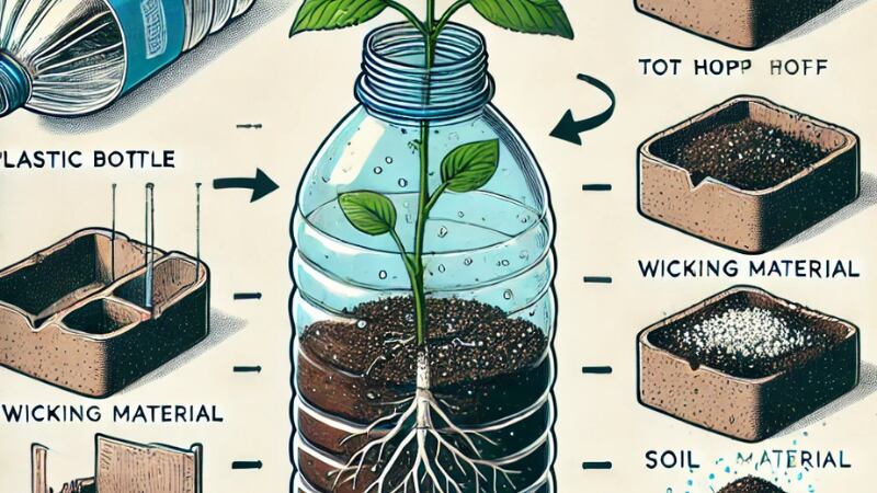 DIY Self-Watering Pots